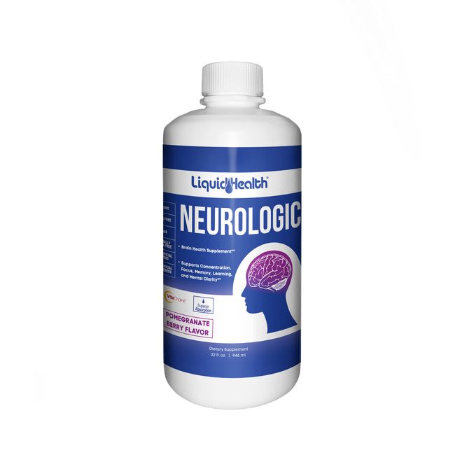 Liquid Health Neurologic Brain Health Supplement for Memory and Focus Support 32 oz