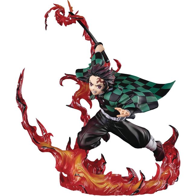 TAMASHII NATIONS - Demon Slayer: Kimetsu no Yaiba - Tanjiro Kamado Total Concentration Breathing, Bandai Spirits FiguartsZERO Figure