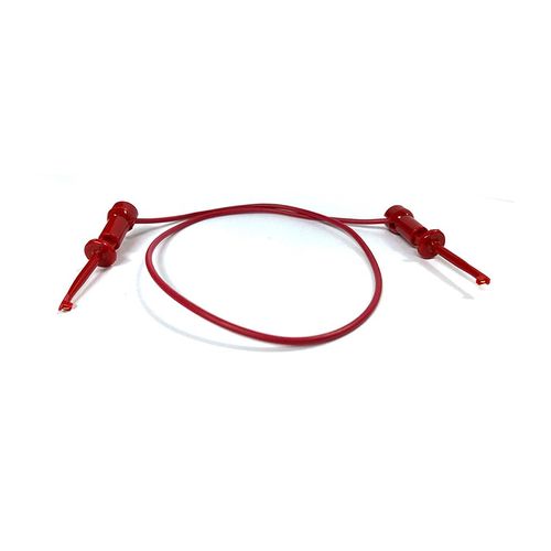E-Z-HOOK Micro-Hook 12" Test Lead Jumper (22 AWG PVC - 12" Long) - Set of 10: Assorted Colors (204XM-12-S)