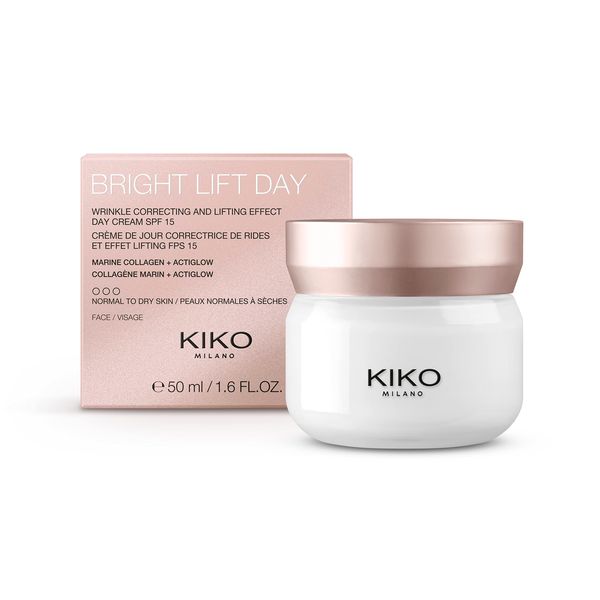 KIKO Milano Bright Lift Day | Aufhellende Tagescreme Mit Lifting-effekt Und Meereskollagen - Lsf 15