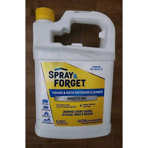 Spray & Forget SFDRTUG04 House and Deck Cleaner Nested Spray Trigger 1 gal.