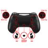 Unique Pure Color Replacement Shell (DTC) Designed for eXtremeRate PS4 Controller JDM-040/050/055, Upgrade Board & Ergonomic Shell & Back Button & Trigger Stop (Controller Not Included) 【White】