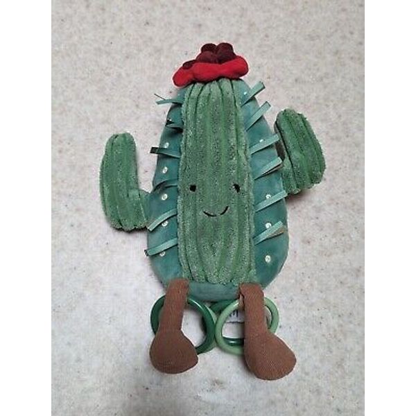 Jellycat Cactus Rattle Crinkle Baby Sensory Toy