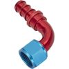 90 Degree Socketless Push-On Hose End, -12 AN