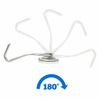 55lb Heavy-Duty Magnetic Swivel/Swing Hanging Hooks (2 Pack)