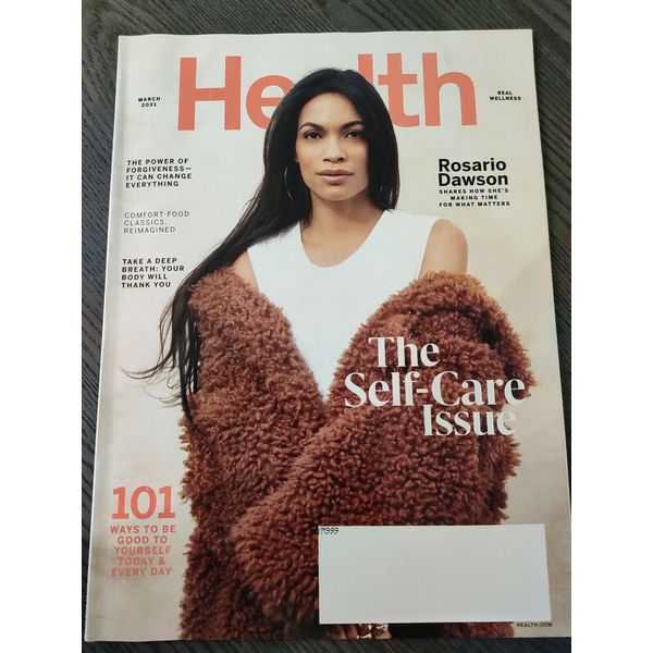 HEALTH MAGAZINE-MARCH 2021-THE SELF-CARE ISSUE-ROSARIO DAWSON-REAL WELLNESS