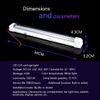 4PCS Bright 108 LEDs Ceiling Car Interior Strip Light Bar Lamp Trailer Camper