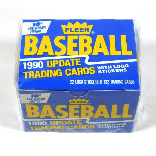1990 Fleer 10th Anniversary Update Baseball 132c
