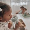 nouka All Around Cup | Leak Proof and Easy Grip | Removable Handles | Bloom