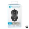 HP 100G Wired Mouse Optical 1600 dpi USB Black Black