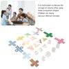 8Pcs Transparent Geometric Shapes Kit, Educational 3D Clear Models Learning Tools with Folding Paper Solids for Classroom Kids
