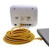 1CONN Cat6 network cable 1m yellow Ethernet cable Lankabel Cat6 Lan network cable Sftp Pimf patch cable 1000 Mbit s