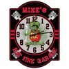 Decorative Concepts Rat Fink Red Garage Wall Clock Sign - Customized