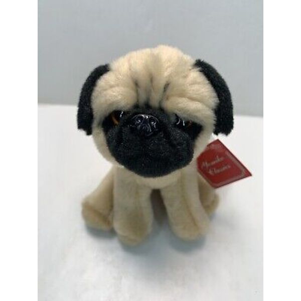 Russ Yomiko Classics Plush Pug Backpack Clip On 5" Stuffed Puppy Dog Toy W/Tag