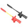 Demeras 2Pcs Insulation Piercing Test Clip, Heavy Duty Insulation Wire Piercing Probe Clip Test Needle Hook Multimeter Testing Probes
