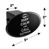 GRAPHICS & MORE Batman Keep Calm and Call Oval Tow Trailer Hitch Cover Plug Insert