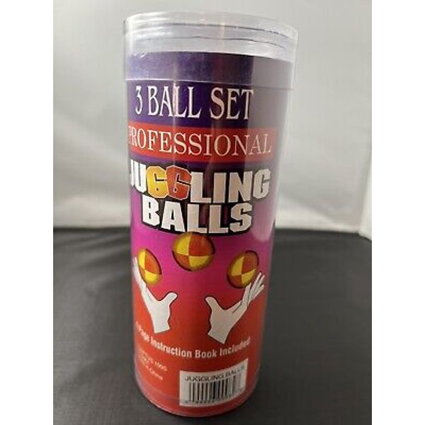 Juggling Balls Set of (3) Circus Multi-Colored With Instruction Included