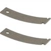 WE03X37317 Dryer Front Bearing Drum Glide (Gray, 2 Pack)
