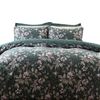 Belledorm Aiyla Duvet Cover Set (Double) (Bottle Green)