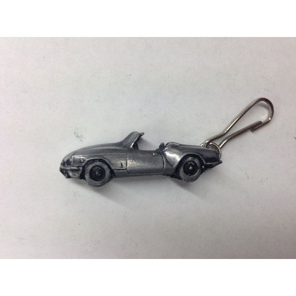 Triumph Spitfire 1500 ref260 pewter effect car emblem on a zip puller