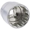 BRILLIANT TOOLS BT022434 1/2-Inch 12-Point Socket, 34 mm [Powered by KS Tools]