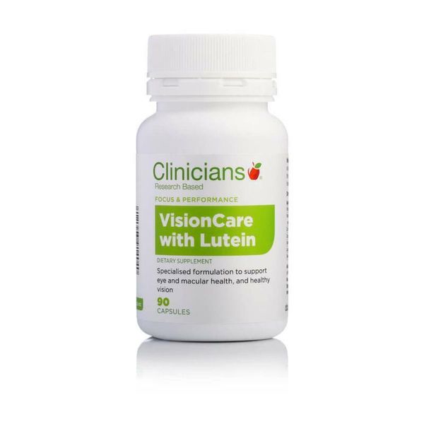 Clinicians Vision Care with Lutein + Zeaxanthin 90 Capsules for Eye Health