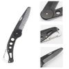 Beard Comb Stainless Steel Beard Combs Folding Beard Comb Mustache Pocket Comb Hair Styling Comb for Men for Hair Beards Mustache