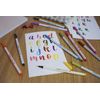 Premium Fibre-Tip Pen - STABILO Pen 68 brush - ColorParade - 19 assorted colours + 1 additional Black