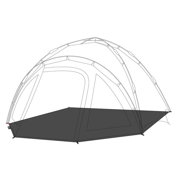 qeedo Quick Oak 3 Groundsheet - Tent Underlay