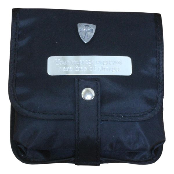 Templar Shield Personalised Travel Pill Box with Free Engraving 367