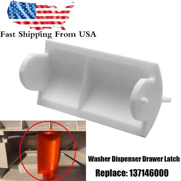 For Electrolux Frigidaire Washer Dispenser Drawer Latch Replace 137146000 ABS