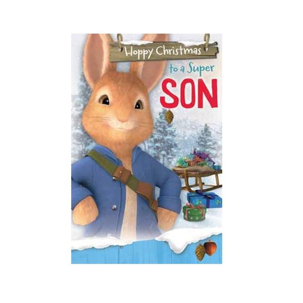 Peter Rabbit PEX02 Son Pop-Up Christmas Card