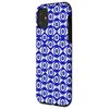 Case for iPhone 11 Evil Eye Pattern Turkish Eye Lashes Blue Eye