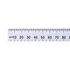 sourcing map Folding Ruler 100cm 4 Fold Metric Measuring Tool ABS for Woodworking Engineer White