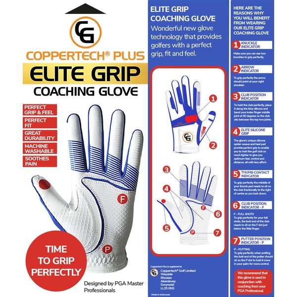 Coppertech PLUS ELITE GRIP COACHING GLOVE