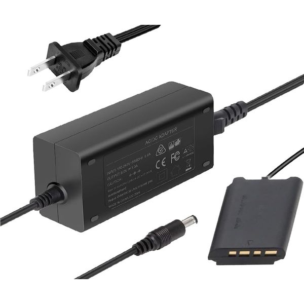 Synergy Digital AC Adapter/DC Coupler, Compatible with Sony ZV-1F Vlogging Digital Camera - Adapter DC Coupler for Sony NP-BX1