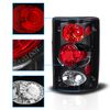 2000-2006 Ford Excursion/95-06 Econoline Van E-Series Black Brake Tail Lights