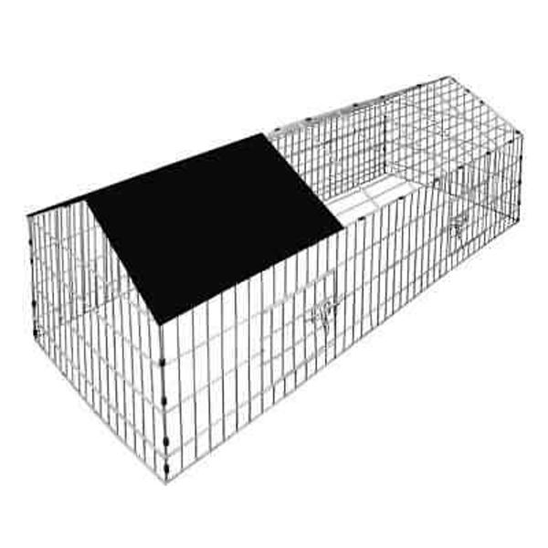 Metal Chicken Rabbit Pet Small Animal Cage Crate Run Exercise Playpen Enclosure