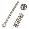 HALJIA 6PCS Leveling Component M3 Screw Leveling Spring Leveling Knob Suite Kit for 3D Printer Accessories