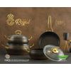 Cookware Set. Elite Bio Granite Coating. Non-stick. Black color.