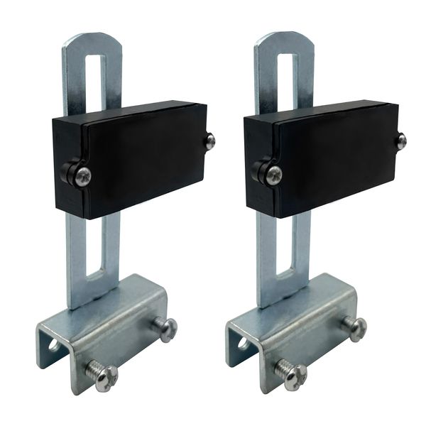2 Pack Limit Switch Magnet for Automatic Sliding Gate Opener Driveway Stopper Replacement Magnet Limit with Mounting Bracket
