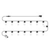 Outdoor 48 ft. LED String Lights with Remote Control & Timer