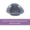 McKesson Stackable Bedpans, Plastic, Graphite, 2 qt, 250 lbs Weight Capacity, 1 Count
