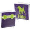 Personalized Pawprints & Bones 3-Ring Binder - 1 inch