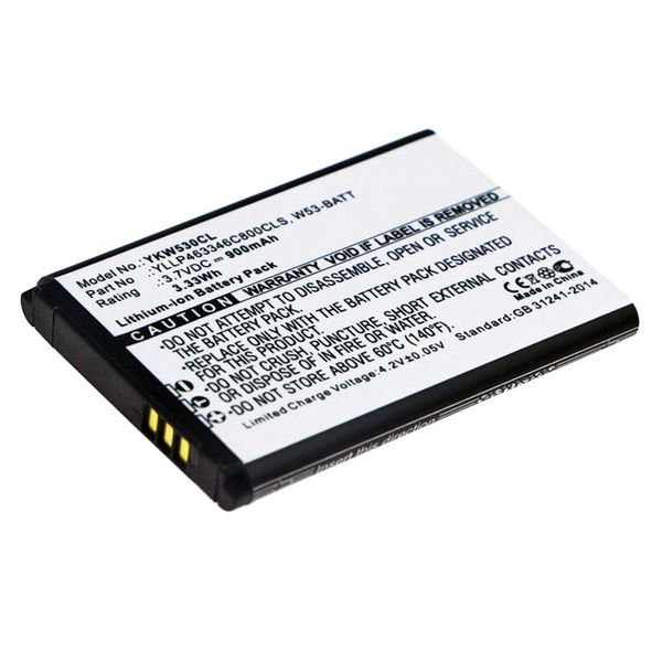 subtel, Landline Battery, compatible with Yealink W53P, W53 (900mAh, 3.7V)
