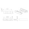 Techno Baines USB3.0 Micro-B Type Cap (Black) No Knob 6pcs/Pack USB3MCBCK-B0-6