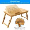 Adjustable Bamboo Laptop Folding Lap Desk Notebook Bed Tray Table Portable Stand