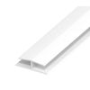 Soffit Joint/H Trim - White PVC Plastic Jointing Trim - 9mm Board Joint - 2m Length
