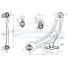 4 Piece Steering & Suspension Kit Control Arms w/ Ball Joint Outer Tie Rod Ends