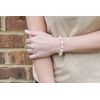 Golf Goddess Stroke/Score Counter Bracelet - Silver Golf Ball Bead